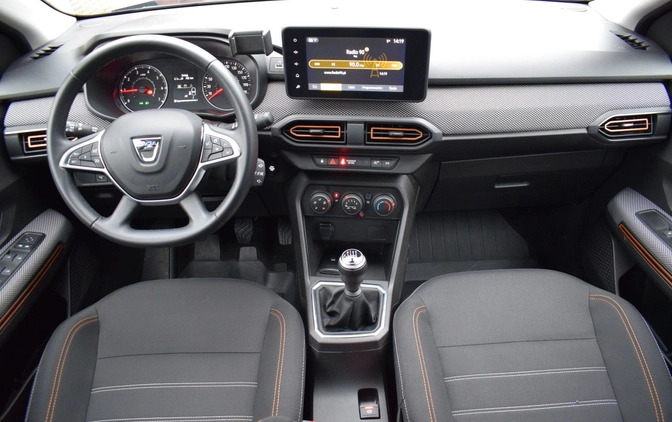 Dacia Sandero Stepway cena 69900 przebieg: 13300, rok produkcji 2022 z Zawadzkie małe 436